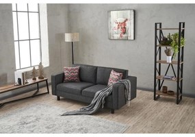 Kétszemélyes kanapé Kale Linen - Antracit