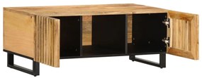 Tömör nyers mangófa dohányzóasztal 100 x 55 x 40 cm