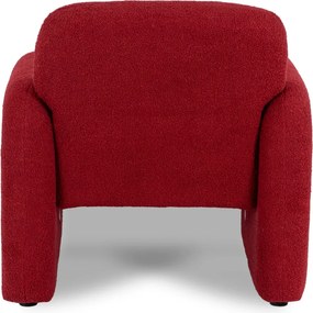 Pihenőfotel bordó színben, bouclé kárpittal TOGO