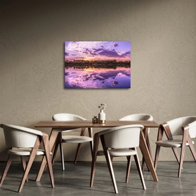 Lila ég képe (70x50 cm)