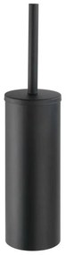 Matt fekete öntapadós rozsdamentes acél fürdőszobai kiegészítő szett Orea – Wenko