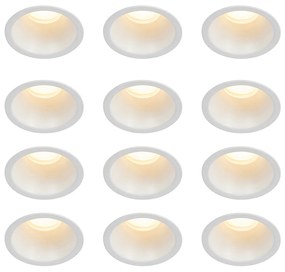 12 db-os beépíthető spotlámpa szett fehér GU10 35 mm IP44 - Dept