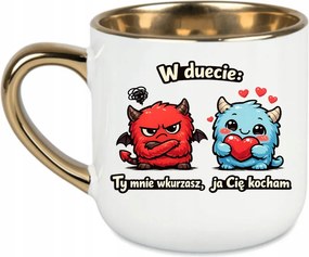 Bögre Duett: Te idegesítesz, én szeretlek Valentin nap 400 Fehér