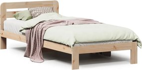 vidaXL tömör fenyőfa ágy matrac nélkül 90 x 200 cm