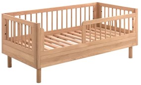 Natúr színű tölgyfa babaágy 70x140 cm Forrest – Vipack