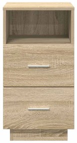 sonoma tölgy színű éjjeliszekrény 2 fiókkal 36x36x68 cm