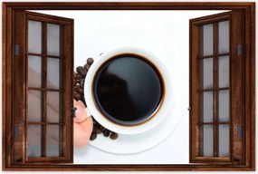 Poszterek 60x40 Kis fekete pita az ágyban