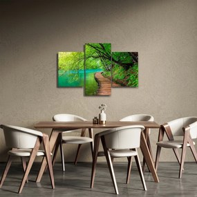 Kép - Plitvicei-tavak (90x60 cm)