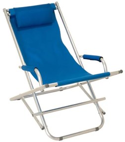 Összecsukható szék alumínium kék