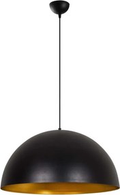 Sivani MR-724 fekete-arany fém függőlámpa, Ø60 cm