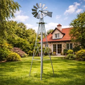 STILISTA Szélmalom US-Style 245 cm szürke