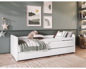 Fehér gyerekágy matraccal-ágyráccsal 80x200 cm Duuli – ELTAP