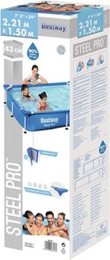Bestway Steel Pro úszómedence 221 x 150 x 43 cm