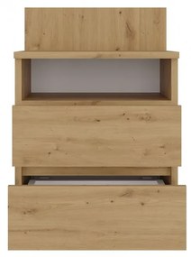 Shannan M1 éjjeliszekrény, 40x59x32 cm, tölgy
