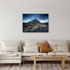 Hegy és a folyó képe (70x50 cm)