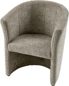 Klub fotel, szürkésbézs Taupe Coral anyag, CUBA