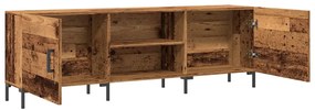 antik fa színű szerelt fa TV-szekrény 150 x 30 x 50 cm