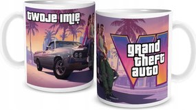 Bögre Játékos Játék Ajándék Gta VI Névvel