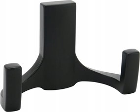 Akasztók Bútorakasztó Dupla Ruhaakasztó Erős WM040 Atm Matt Fekete