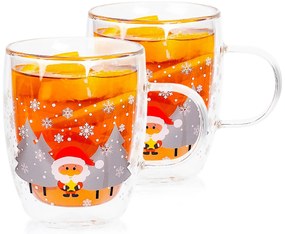 4Home Hot&Cool Mug Santa thermo pohár 270 ml, 2 db