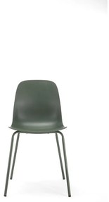 Zöld műanyag étkezőszék Whitby – Unique Furniture