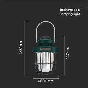 LED Dimmelhető kültér Függeszték LED/5W/5V 2700/6500K IP44