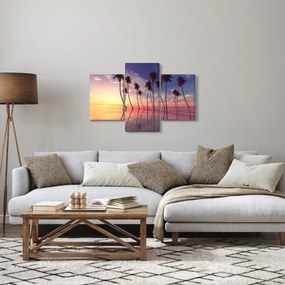 A felszín fölé emelkedő pálmafák képe (90x60 cm)