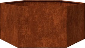 vidaXL rozsda színű corten acél növénytartó 90 x 90 x 45 cm