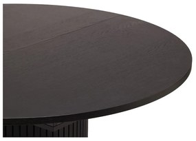 Kerek bővíthető étkezőasztal tölgyfa dekorral ø 115 cm Malaga – Bonami Selection