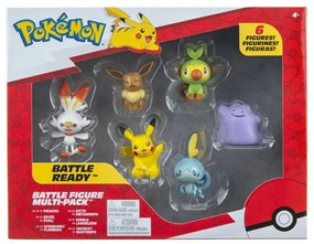Pokémon figurák készlete, 6 db