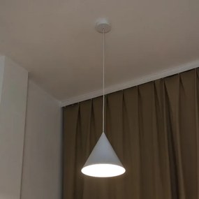 Kábeles csillár ETNA II 1xE27/15W/230V Ø 25 cm fehér