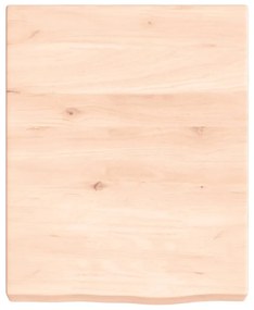kezeletlen tömör tölgyfa fali polc 40x50x(2-6) cm