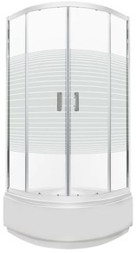 Madera 90x90 cm mélytálcás zuhanykabin