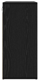 Cipősszekrény polcokkal Musta tammi 77.5 x 30 x 67 cm Faanyag