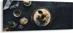 Desszert az asztalon képe (120x50 cm)