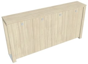 Verno+ közepes gardrób 260 x 46 x 130 cm, akác