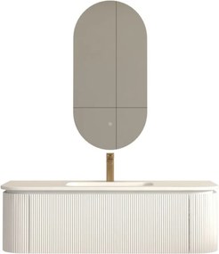 AREZZO design SIERRA 120 cm-es alsószekrény 1 fiók, 2 ajtó, matt fehér