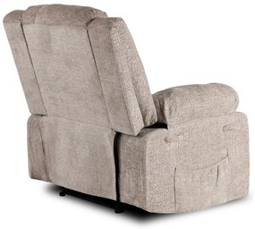 Modern Relaxfotel Vintage Bézs Bársony Kárpittal. ARTURO