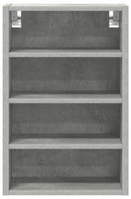 betonszürke szerelt fa függő szekrény 40x29,5x60 cm