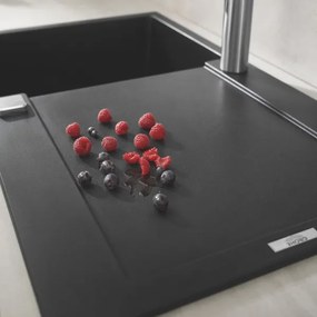 GROHE 31644AP0 - K500 konyhai mosogató 860 × 500 mm gránit/fekete