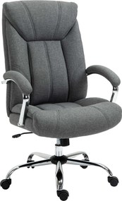 Vinsetto Irodai Szék Ringató Funkcióval Ergonomikus Szék Párnázott Karfával és Fejtámlával Magasságállítható Íróasztali Szék Forgószék Hátmasszázzsal