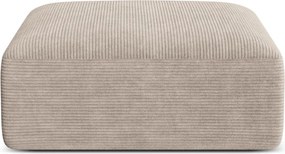 Világosbarna kordbársony lábtartó Campi – Cosmopolitan Design