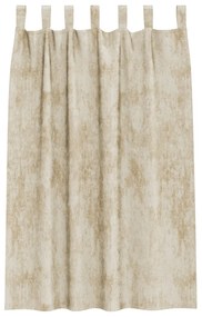 Bársonyfüggönyök 2 db gombfül Krém 175x140 cm
