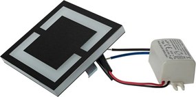 Eko-Light QUADRO EKS6906 Beépíthető lépcsőházi lámpa 0.6W 3000K 13LM IP20