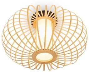 Briloner 3759011 - Mennyezeti lámpa 1xE27/10W/230V átm. 40 cm bambusz 3759011