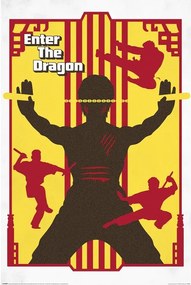 Plakát Bruce Lee - Enter the Dragon, (61 x 91.5 cm)