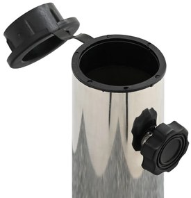 Gurulós napernyő alap Ø38/48mm-es oszlopokhoz Szürke Gránit 25 kg Téglalap