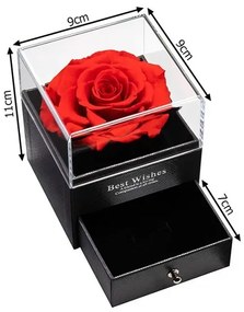 Örök rózsa fiókos díszdobozban