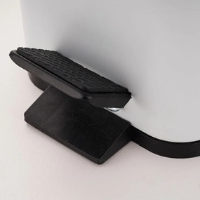 Fehér acél pedálos szemetes 5 l Erik – Spirella