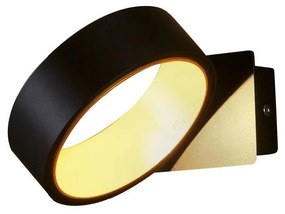 Maxlight TOKYO I fali lámpa, arany-fekete, 3000 K, beépített LED, 310 lm, 1x4,5W, MAXLIGHT-W0167